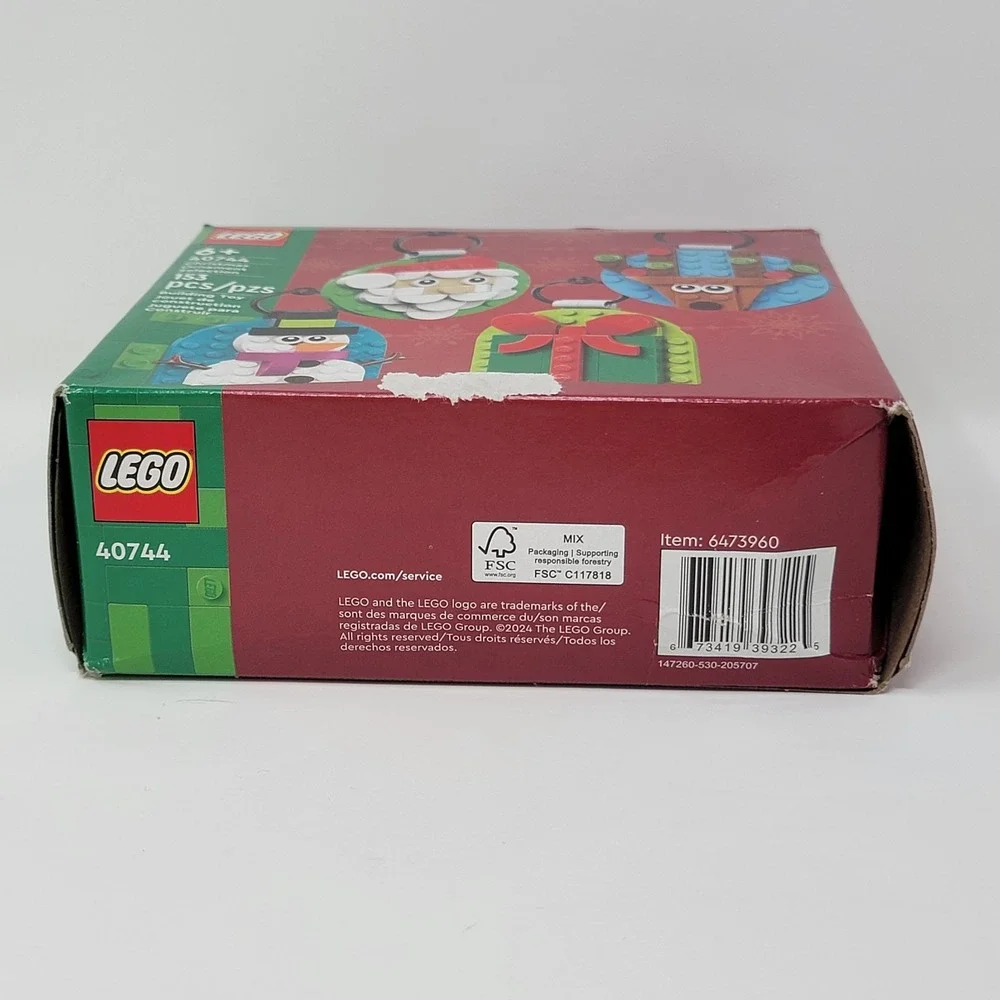 LEGO 40744 Christmas Ornament Selection 153pcs Building Toy - New Sealed